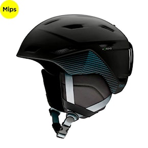 Snowboard Helmet Smith Mission matte black stripes 2025