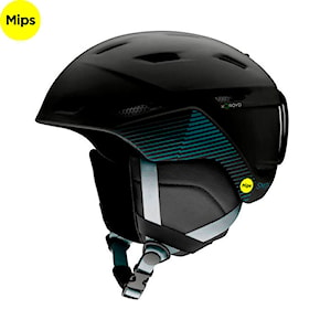 Kask snowboardowy Smith Mission Mips matte black stripes 2025