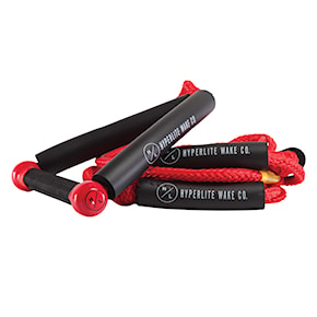 Drążek wakeboardowy Hyperlite Surf Rope/ W Handle 25 red 2022