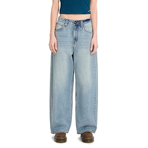 Nohavice Volcom Wms Beeggy Denim Pants dusty blue wash 2026