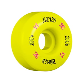 Skateboard kółka Bones OG 100's V1 Standard yellow 2022