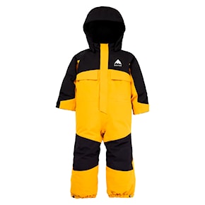 Kombinezon snowboardowy Burton Toddler One Piece true black/goldenrod 2025