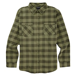 Shirt Burton Favorite Flannel LS forest moss buffalo plaid 2023