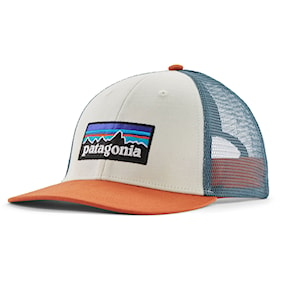 Cap Patagonia P-6 Logo Lopro Trucker white w/redtail rust 2024