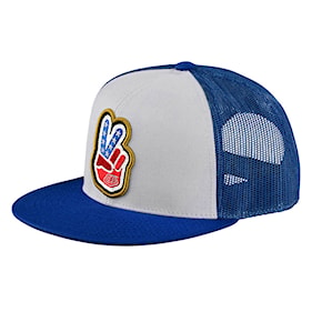 Cap Troy Lee Designs Peace Out blue/cream 2024