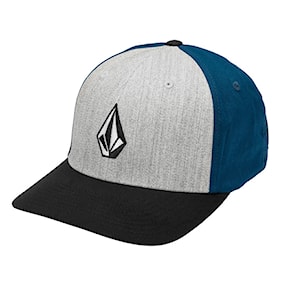 Kšiltovka Volcom Full Stone Heather Flexfit deep blue 2025