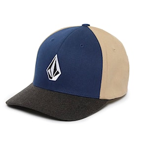 Kšiltovka Volcom Full Stone Hthr Flexfit Hat dust bowl indigo 2026