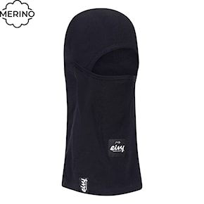 Kukla Eivy Hinge Merino Wool Rib Balaclava black 2026