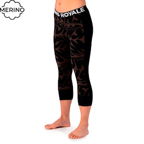 Leggings Mons Royale Wms Cascade Merino Flex 200 Legging signal lost cedar 2025