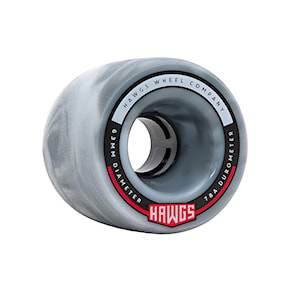 Longboard kolieska Hawgs Fatty Hawgs grey/white swirl