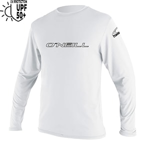 Lycra O'Neill Basic Skins L/S Sun Shirt white 2024