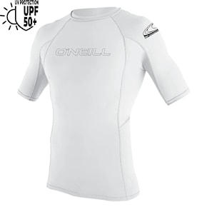 Lycra O'Neill Basic Skins S/S Rash Guard white 2024