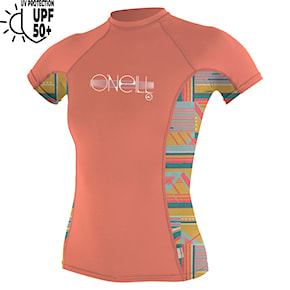 Lycra O'Neill Girls Premium Skins S/S Rash Guard brntcrl/artageo/brntcrl 2024