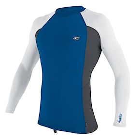 Lycra O'Neill Premium Skins L/S Rash Guard deep sea/graphite/white 2025