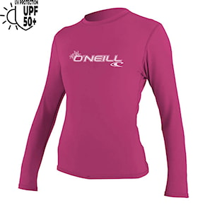 Lycra O'Neill Wms Basic Skins L/S Sun Shirt fox pink 2024