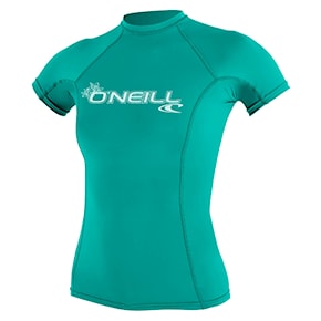 Lycra O'Neill Wms Basic Skins S/S Rash Guard light aqua 2023