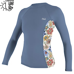 Lycra O'Neill Wms Side Print L/S Rash Guard infinity/talitha 2024