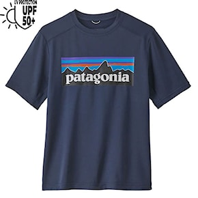 Lycra Patagonia K's Capilene Silkweight T-Shirt p-6 logo: new navy 2024