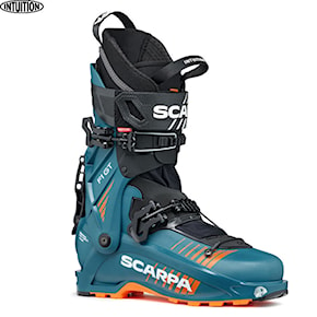 Ski Boots SCARPA F1 GT petrol/orange 2023