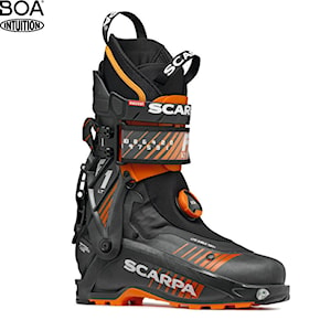 Ski Boots SCARPA F1 LT carbon/orange 2022/2023