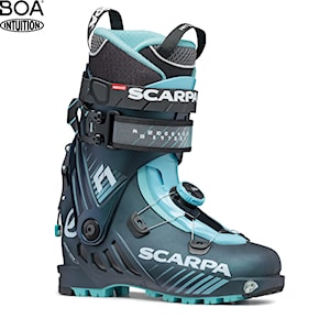 Ski Boots SCARPA Wms F1 3.0 antracite/aqua 2023