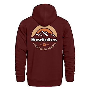 Hoodie Horsefeathers Mount red pear 2024