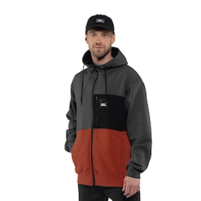 Hoodie Horsefeathers Vick gray/ginger 2025
