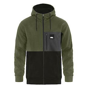Hoodie Horsefeathers Vick loden green/black 2024