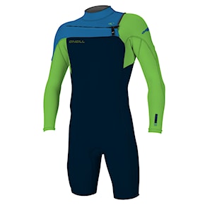 Wetsuit O'Neill Hammer Chest Zip 2 mm L/S Spring abyss/day glo/ocean 2023