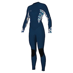 Wetsuit O'Neill Wms Bahia 3/2 Back Zip Full french navy/christina floral 2023