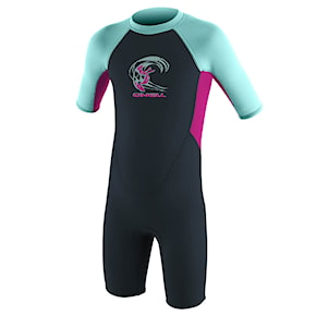 Wetsuit O'Neill Toddler Reactor G II 2 mm Back Zip S/S slate/berry/seaglass 2023