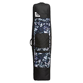 Pokrowiec na snowboard Roxy Vermont Wheelie Board Bag true black black flowers 2022/2023
