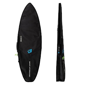 Surfboard Bag Creatures Shortboard Day Use DT 2.0 5'0" black cyan