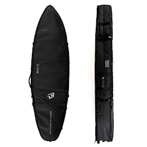 Surfboard Bag Creatures Shortboard Triple DT2.0 7'6" black silver 2024