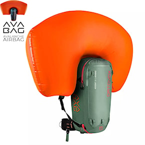 Avalanche backpack ORTOVOX Ascent S 28 Avabag green isar 2021/2022