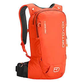 Snowboard backpack ORTOVOX Free Rider 22 desert orange 2021/2022