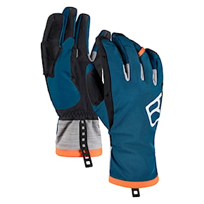 Gloves ORTOVOX Tour petrol blue 2022/2023