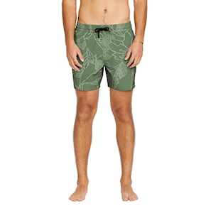 Plavky Volcom Lido Print Trunk 16 light olive 2025