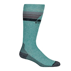 Snowboard Socks Burton Wms Emblem Midweight petrol green 2025