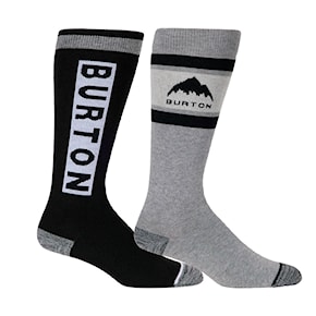 Snowboard Socks Burton Wms Weekend Midweight 2Pk true black 2025