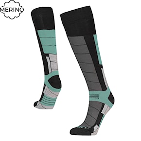 Snowboard Socks Gravity Nico black/light mint 2024