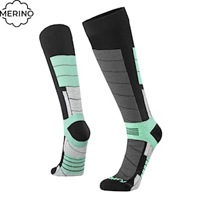 Snowboard Socks Gravity Nico black/mint 2024