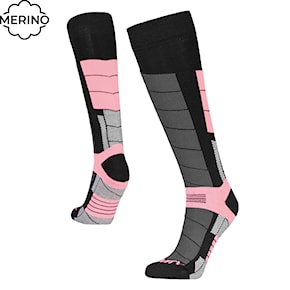 Snowboard Socks Gravity Nico black/pink 2022/2023