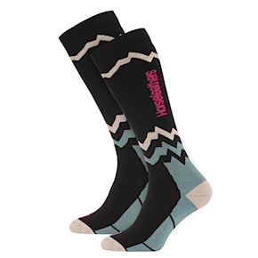 Snowboard Socks Horsefeathers Mitzi black 2025