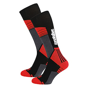 Snowboard Socks Horsefeathers Rory Thermolite flame red 2024