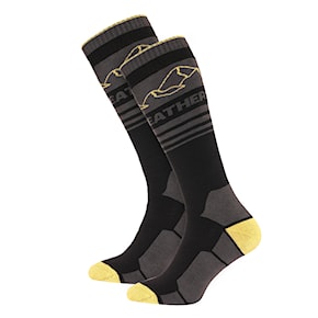 Snowboard Socks Horsefeathers Shaun black 2025