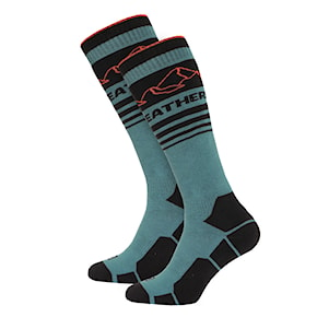 Snowboard Socks Horsefeathers Shaun blue haze 2025