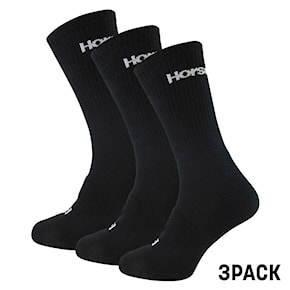 Ponožky Horsefeathers Delete Premium 3-Pack black 2022/2023