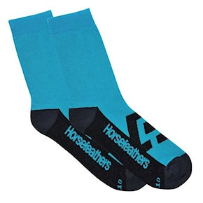 Ponožky Horsefeathers Loby Crew blue