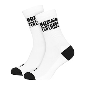 Ponožky Horsefeathers Winona white 2024